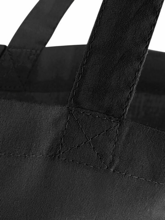 Westford Mill W101 Cotton Shopping Bag in Black color