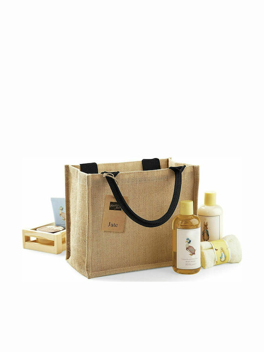 Westford Mill W412 Fabric Shopping Bag Natural/Black