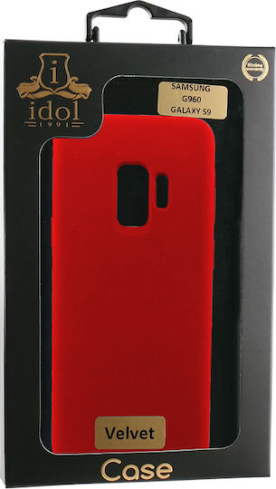 Idol 1991 Velvet TPU Back Cover Σιλικόνης Κόκκινο (Galaxy S9)