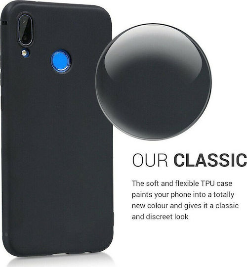 Hurtel Back Cover Σιλικόνης Μαύρο (Galaxy J4+)