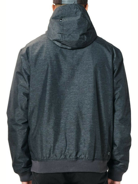 Winter Jacket Bomber Waterproof and Windproof Gray