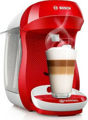 Bosch Style Pod Coffee Machine Tassimo Pressure 3.3bar Red