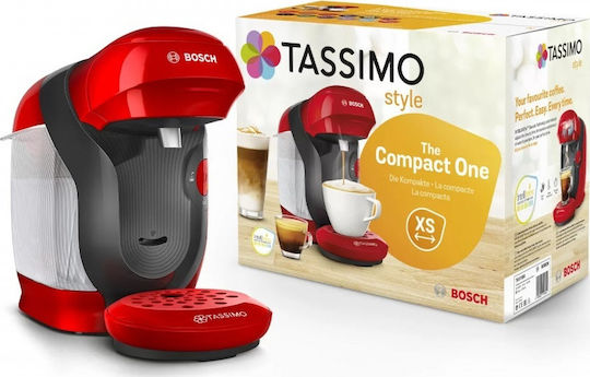 Bosch Style Pod Coffee Machine Tassimo Pressure 3.3bar Red