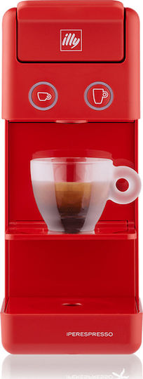 Illy Y3.3 Iperespresso Pod Coffee Machine Iperespresso Pressure 19bar Red