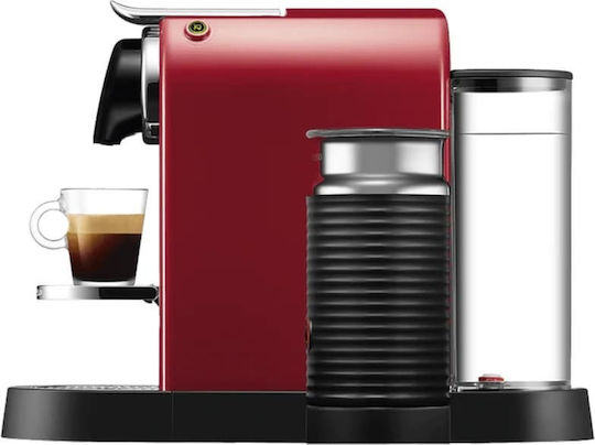 Krups Citiz & Milk Кафемашина за капсули Nespresso Налягане 19бар с Кана за мляко Червено