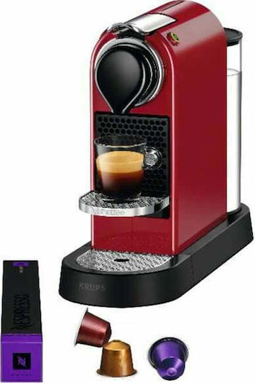 Krups Citiz Καφετιέρα για Κάψουλες Nespresso Πίεσης 19bar Red
