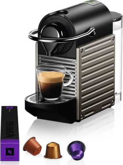 Krups Pixie Pod Coffee Machine Nespresso Pressure 19bar Titan