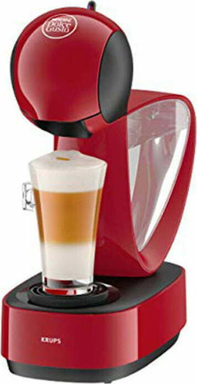 Krups Infinissima Καφετιέρα για Κάψουλες Dolce Gusto Πίεσης 15bar Red