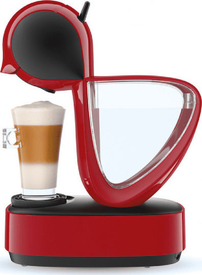 Krups Infinissima Καφετιέρα για Κάψουλες Dolce Gusto Πίεσης 15bar Red