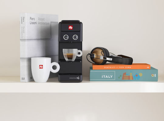 Illy Y3.3 Iperespresso Pod Coffee Machine Iperespresso Pressure 19bar Black