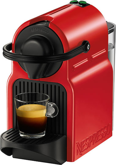 Krups Inissia Καφετιέρα για Κάψουλες Nespresso Πίεσης 19bar Red