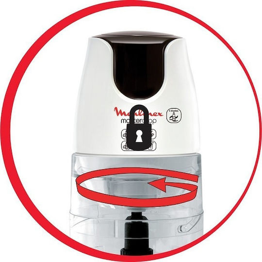 Moulinex Masterchop XL Mini Tocător Multi 500W cu Recipient 500ml Negru