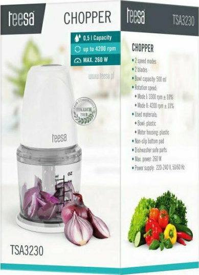 Teesa Мултифункционална Машина 260W с Капацитет 500ml Бял