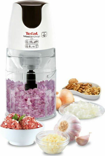 Tefal Smart Double MB450 Multizerkleinerer 500W mit Behälter 500ml Weiß