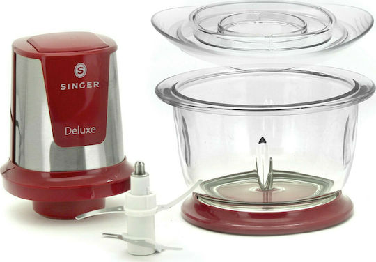 Singer Deluxe Multi Chopper 500W with 1L Bowl Red