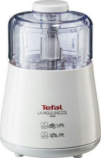 Tefal La Moulinette DPA130 Multifunktionale Küchenmaschine 1000W mit Schüsselkapazität 1,75 l und Mixerkrugkapazität Weiß