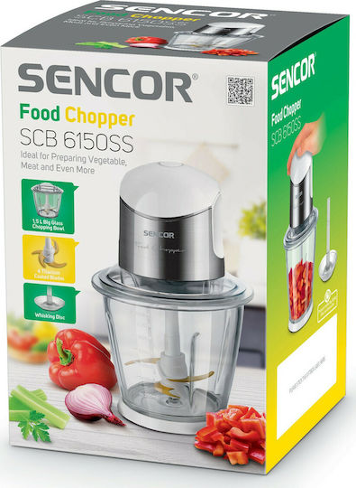 Sencor Multi Chopper 800W with 1.5L Inox Bowl