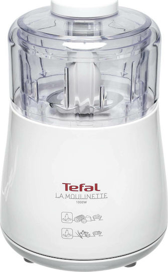 Tefal La Moulinette DPA130 Multifunktionale Küchenmaschine 1000W mit Schüsselkapazität 1,75 l und Mixerkrugkapazität Weiß