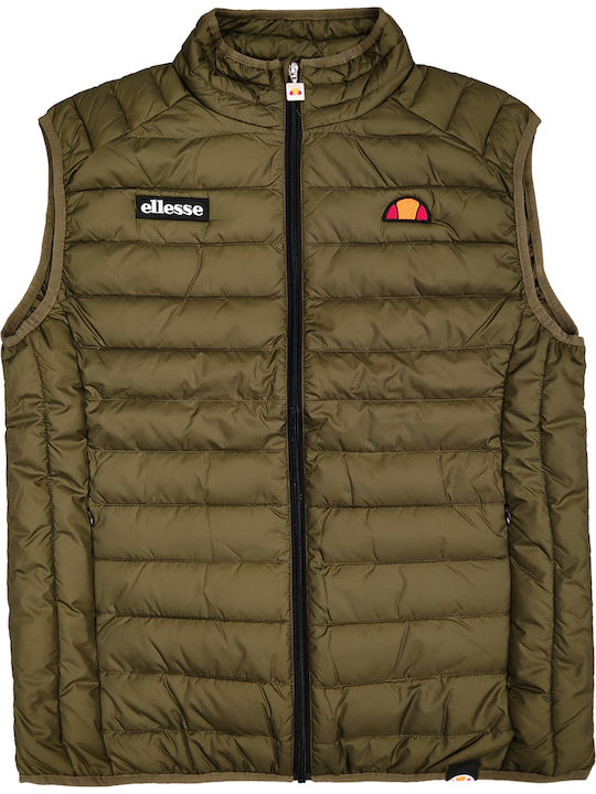 Sleeveless Jacket Puffer Khaki