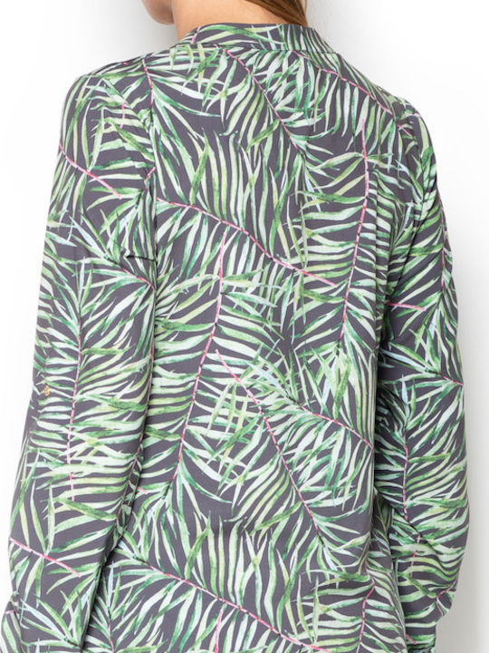 Katrus 63915 Women's Long Sleeve Shirt Green