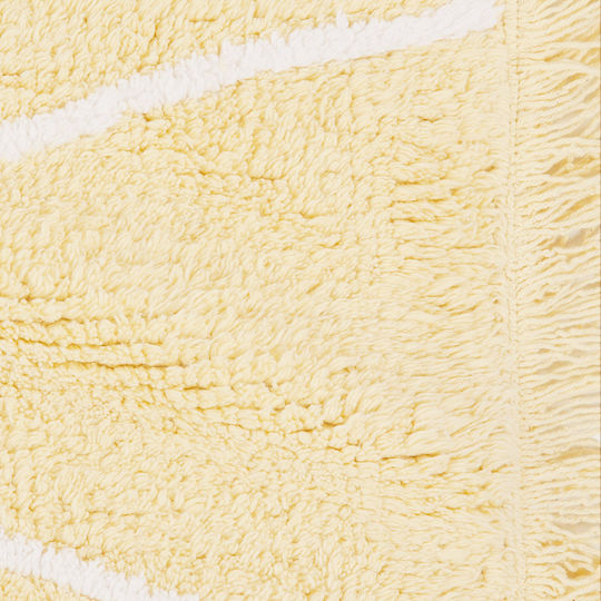 Lorena Canals Hippy Χειροποίητο Παιδικό Χαλί Βαμβακερό Yellow 120x160cm