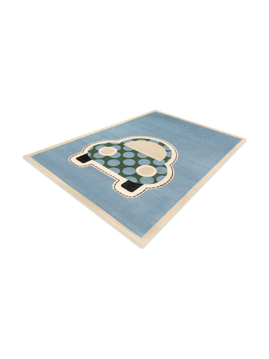 Saint Clair Beatle Παιδικό Χαλί Γαλάζιο 115x175cm