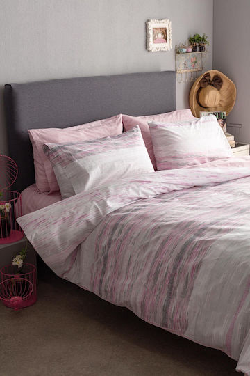 Vesta Home Zeta-2 Tagesdecke Übergröße Baumwolle Pink 230x260cm