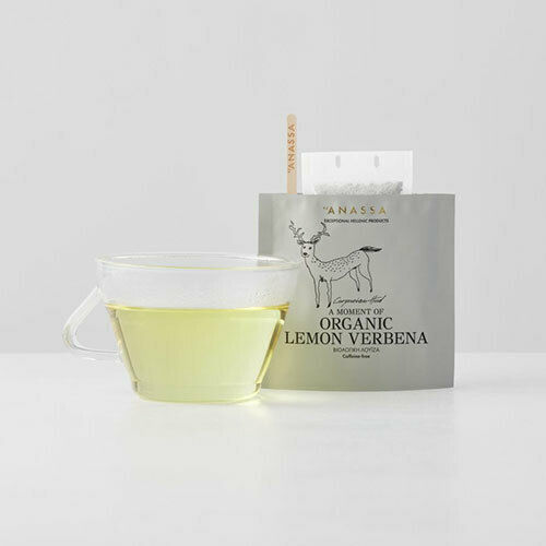 Anassa Organics Lemon Verbena Herbs Blend Organic Product 10 Bags 10gr