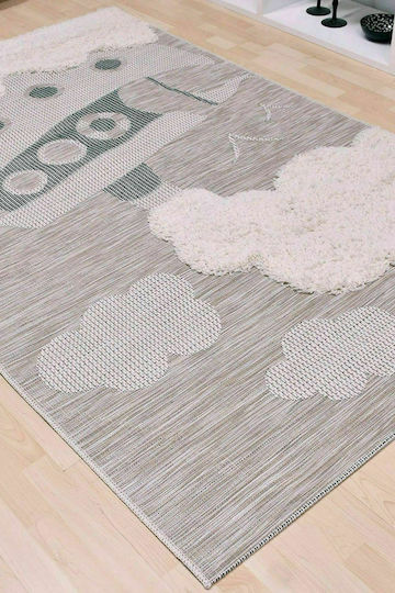 Alexander Carpets Navajo Boat Kinder Teppich Beige 160x230cm Dicke 40mm