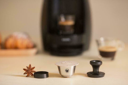 Waycap Wiederbefüllbare Kapsel Basic Kit Edelstahl Kompatibel mit Maschine Dolce Gusto 1Mützen