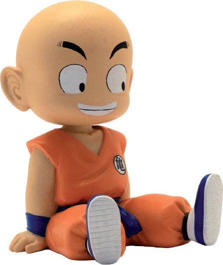 Plastoy Dragon Ball Bust Bank Krillin Children's Money Box Plastic Orange 13.8x10.9x15.8cm