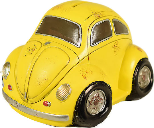 SP Souliotis Decevo Money Box Plastic Yellow 13x9x11cm