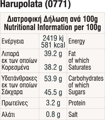 Naturel Carob-Schokolade Johannisbrot 45gr