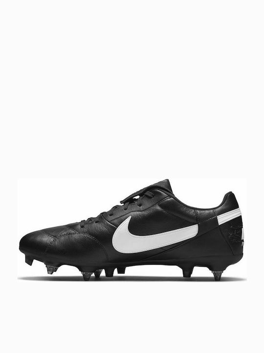 Nike Premier III SG-Pro Χαμηλά Ποδοσφαιρικά Παπούτσια με Τάπες Μαύρα
