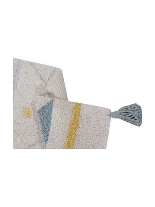 Lorena Canals Azteca Kinder Teppich Vintage Blue 140x200cm