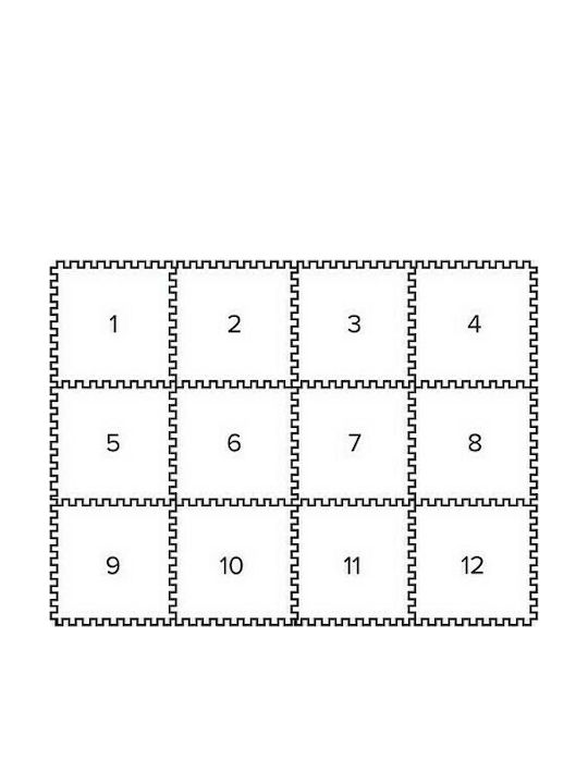 Toddlekind Kids Floor Puzzle Nordic Petrol 6 Pieces