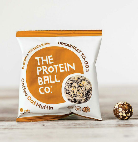 The Protein Ball Co. Muffin Oats Balls Coffee Gluten-free 45gr