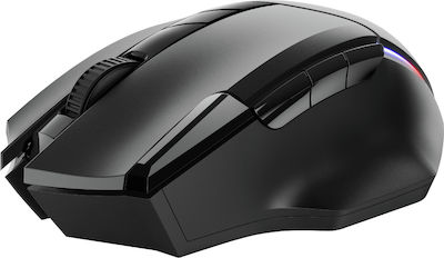 Trust GXT 131 Ranoo Drahtlos RGB Gaming Gaming Maus 4800 DPI Schwarz