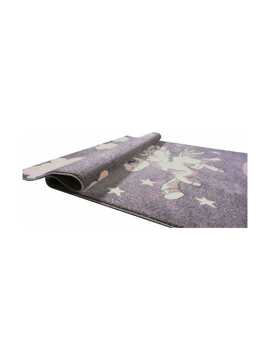 Polcarpet Star 2989 Детско килимче Еднорог Grey Pink 160x230см