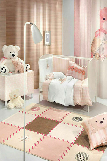 Saint Clair Patchwork Παιδικό Χαλί Ροζ 150x200cm