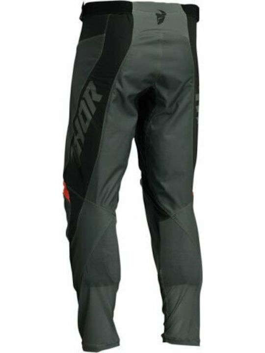 Thor Pulse React Men's Summer Motocross Pants Army/Black