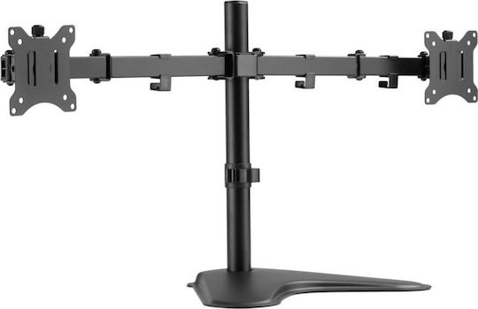 Equip Desktop Stand for 2 Monitors up to 32" with Arm (650123)