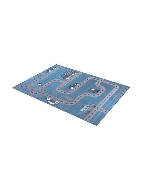 Ezzo A167A Детско килимче Памучно Light Blue 133x190см Дебелина 12мм