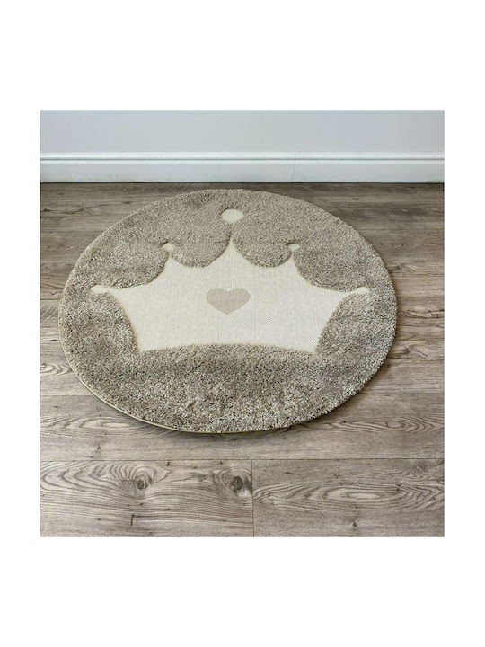 Royal Carpet Kids Synthetic Rug Richie 15539 365 Round 120cm 22mm