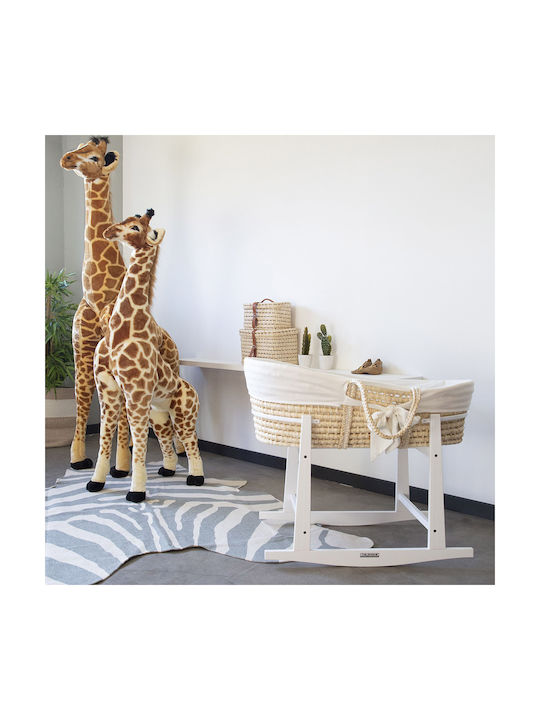 Childhome Zebra Kids Rug Cotton Gri 145x160cm Thickness 4mm
