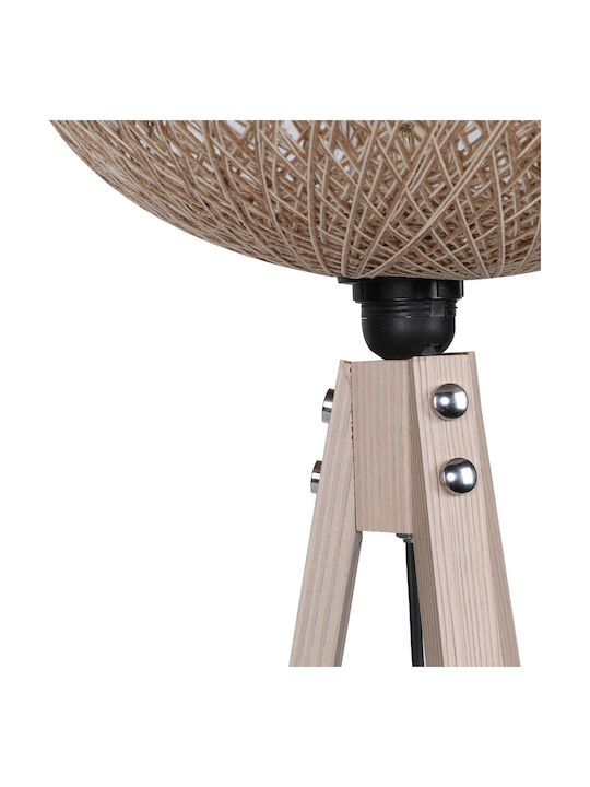 Freebox Floor Lamp H145xW38cm. with Socket for Bulb E27 Beige