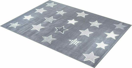 Ezzo Kids Synthetic Rug A168 160x230cm 12mm Grey