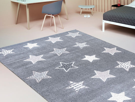 Ezzo A168 Kinder Teppich Grey 160x230cm Dicke 12mm