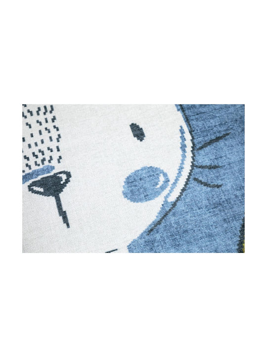 Ezzo Bunny KD46 Kinder Teppich Blau 160x230cm Dicke 5mm