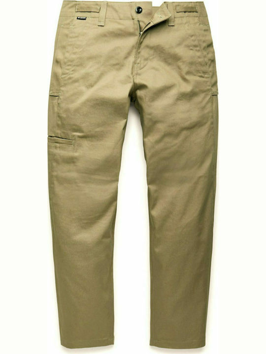Pilotte Trousers Cargo in Straight Line Brown